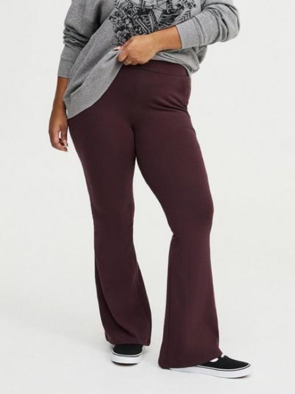 Torrid full length Pocket flare leg stretchy leggings